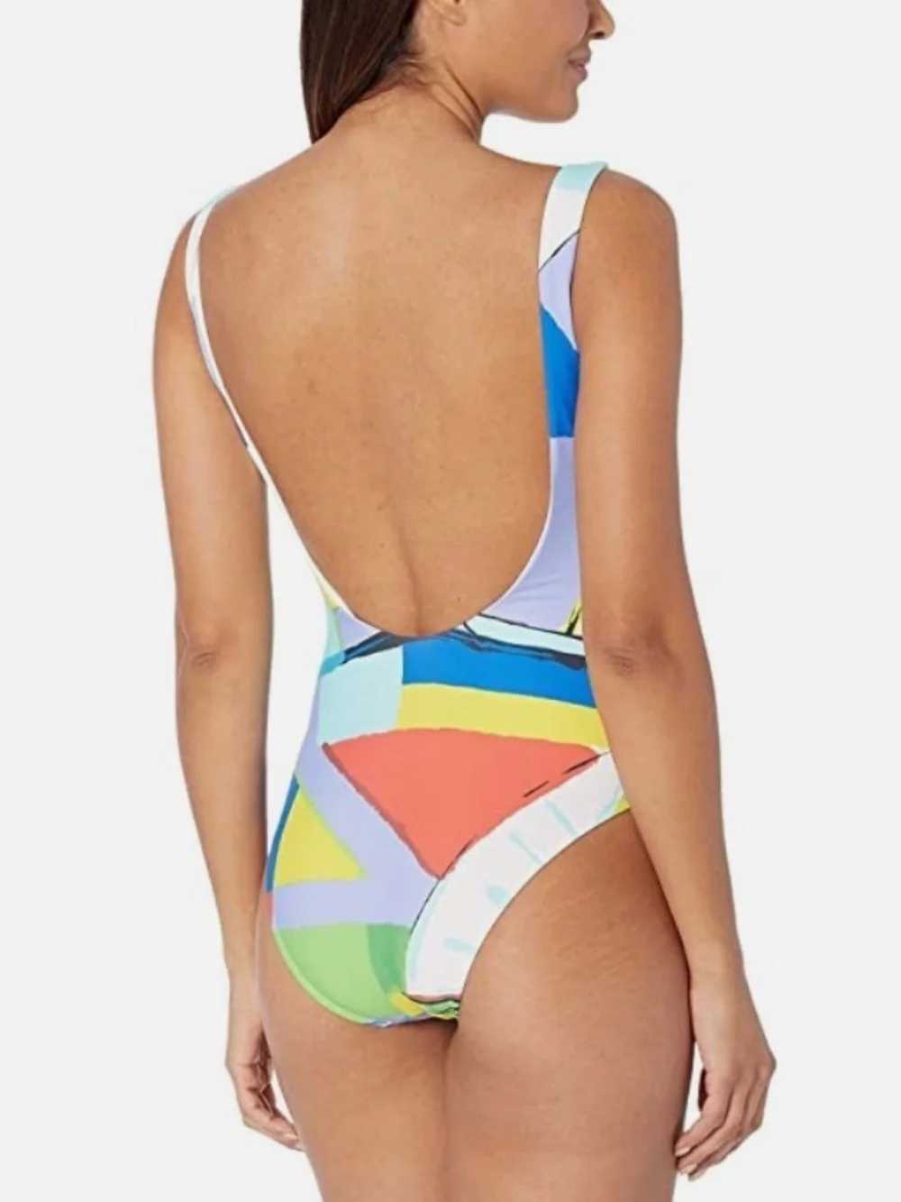 Polo Ralph Lauren BNWT Scenic Square Neck One-Piece Swimsuit Size Small. - Picture 2 of 11